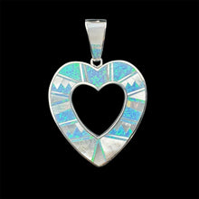Load image into Gallery viewer, Inlay Heart Pendant by David Rosales
