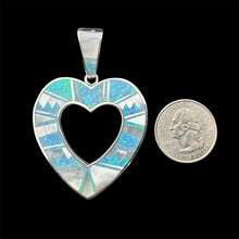 Load image into Gallery viewer, Inlay Heart Pendant by David Rosales
