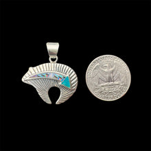 Load image into Gallery viewer, Inlay Bear Pendant by David Rosales
