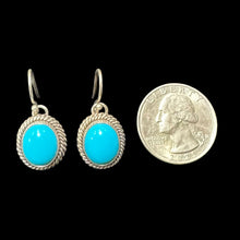 Load image into Gallery viewer, Sleeping Beauty Turquoise Earrings by Artie Yellowhorse
