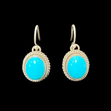 Load image into Gallery viewer, Sleeping Beauty Turquoise Earrings by Artie Yellowhorse
