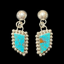 Load image into Gallery viewer, Mineral Park Turquoise Earrings by Artie Yellowhorse
