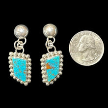 Load image into Gallery viewer, Mineral Park Turquoise Earrings by Artie Yellowhorse
