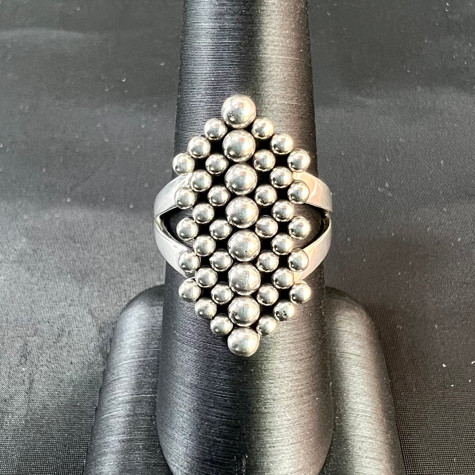 Silver Shot Ring by Artie Yellowhorse