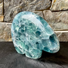 Load image into Gallery viewer, XL Zuni Style Bear Carved from Fluorite
